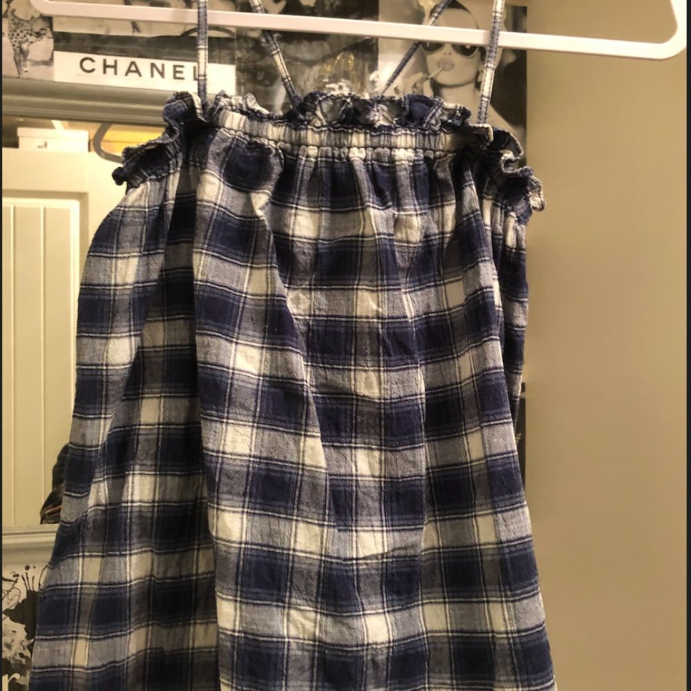 Madewell Plaid Top